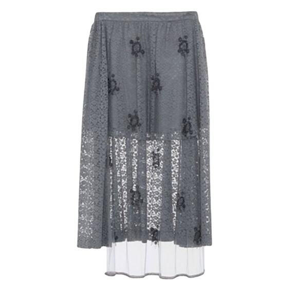 Stella McCartney embellished lace high low skirt - Picture 1 of 11